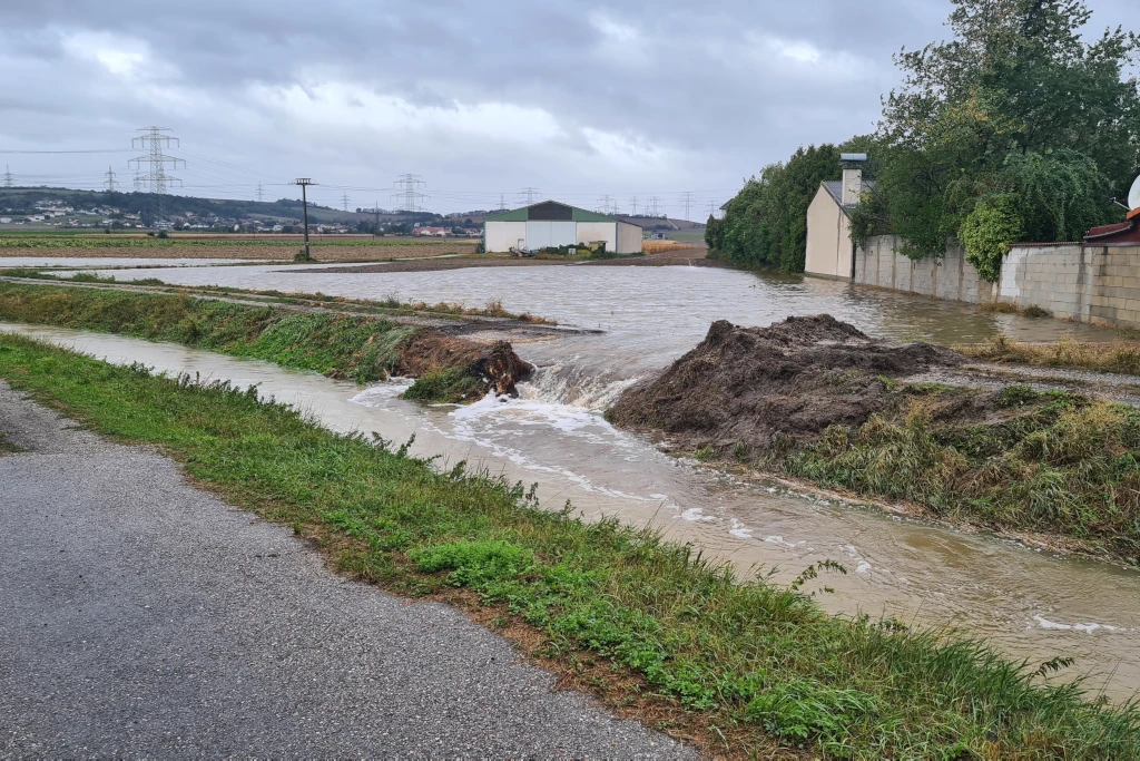 Lage in Enzersfeld: Hochwasserereignisse September 2024